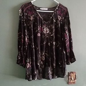 Maurice's pull over blouse